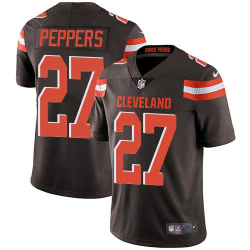 Nike Cleveland Browns #27 Jabrill Peppers Men's Limited Brown NFL Vapor Untouchable Home Jersey,We sell and wholesale Nike Cleveland Browns #27 Jabrill Peppers Men's Limited Brown NFL Vapor Untouchable Home Jersey on line form chian!